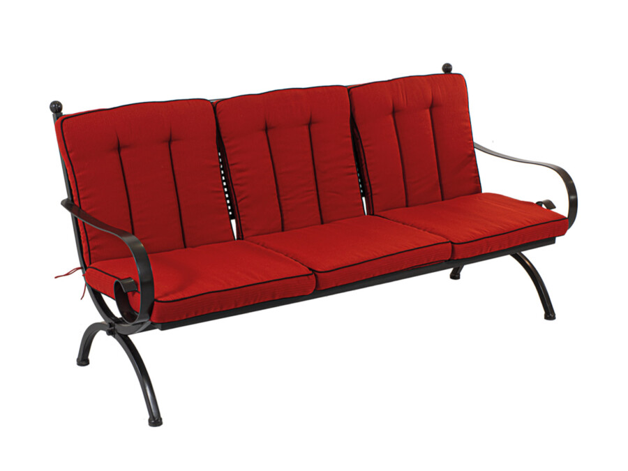Sitz-Rückenkissen Romeo Lounge rot