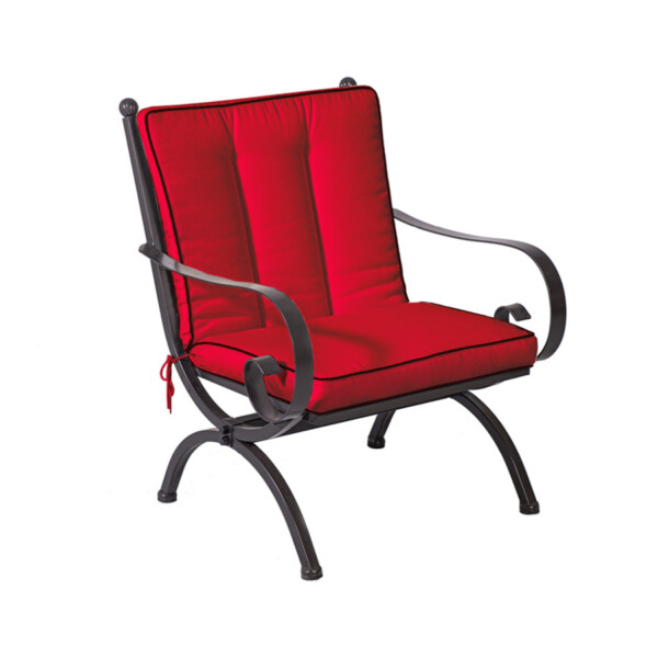 Sitz-/Rückenkissen Romeo Lounge rot