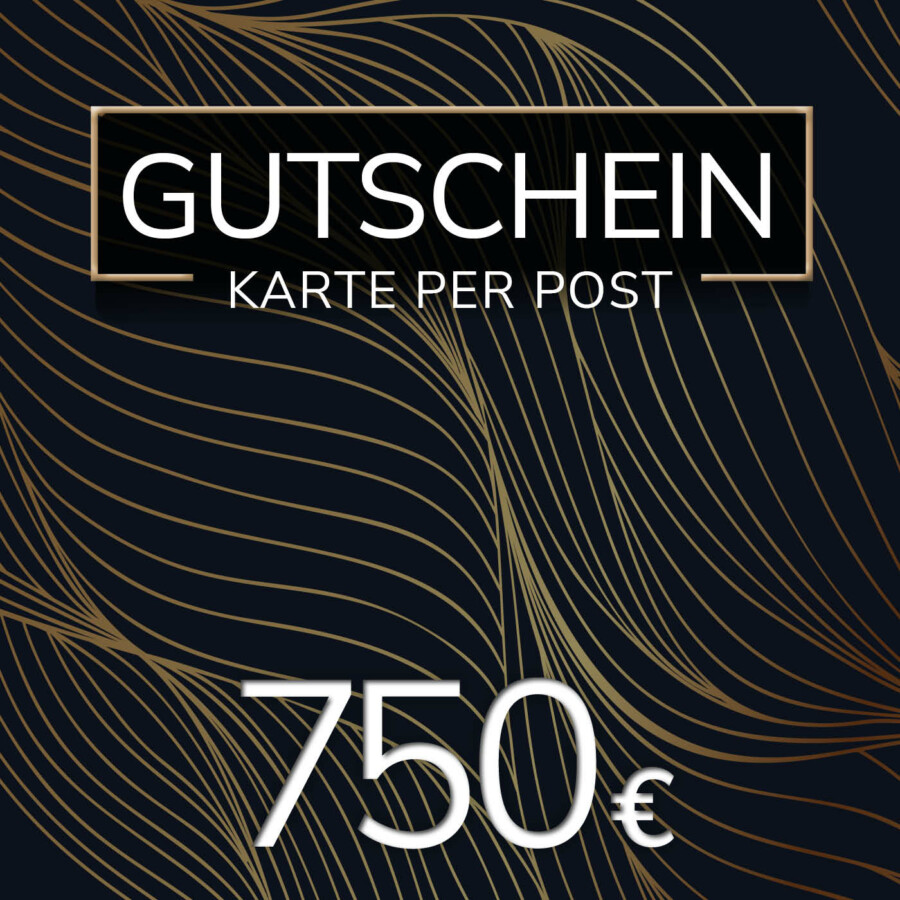 750€-Gutschein (Karte per Post)